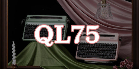 YUNZII QL75 Now Live – Pre-Order Our New Retro Typewriter Mechanical Keyboard!