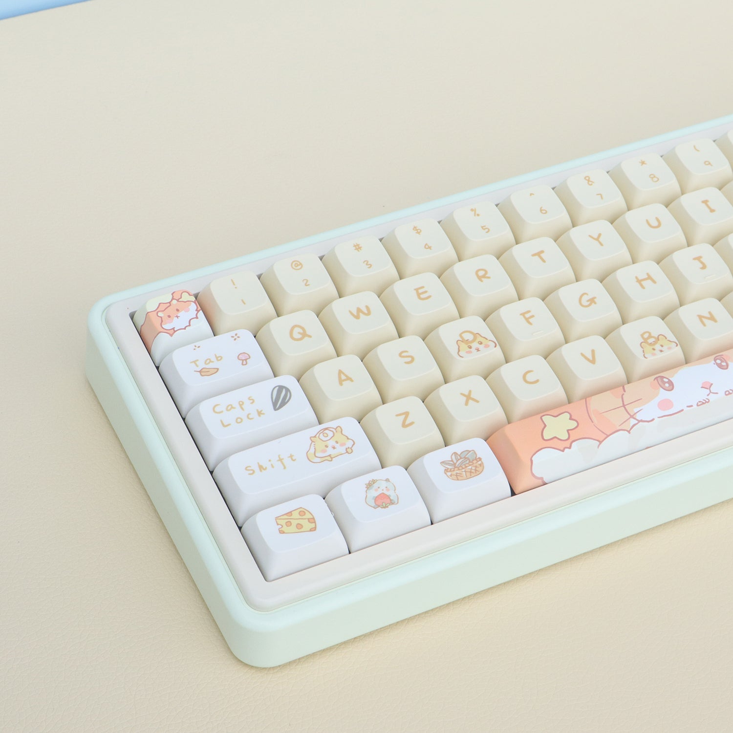 YUNZII Hamster Keycap Set