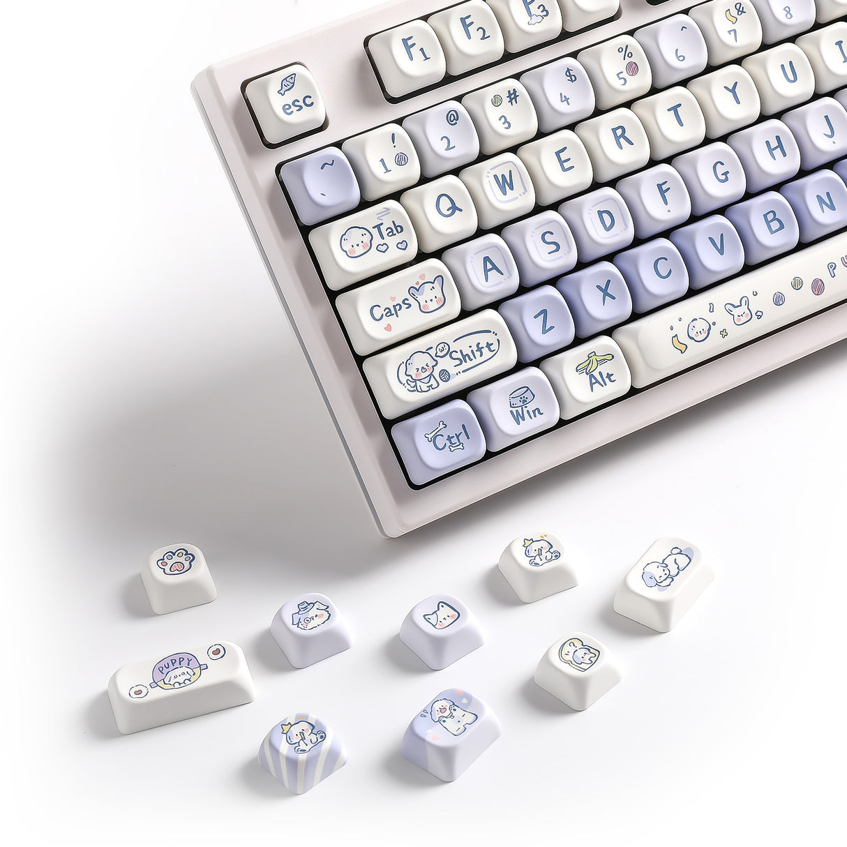 YUNZII Puppy Love MOA Profile Keycap Set