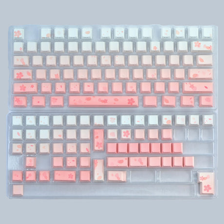 YUNZII Sakura Blossom Cherry Profile Keycap Set