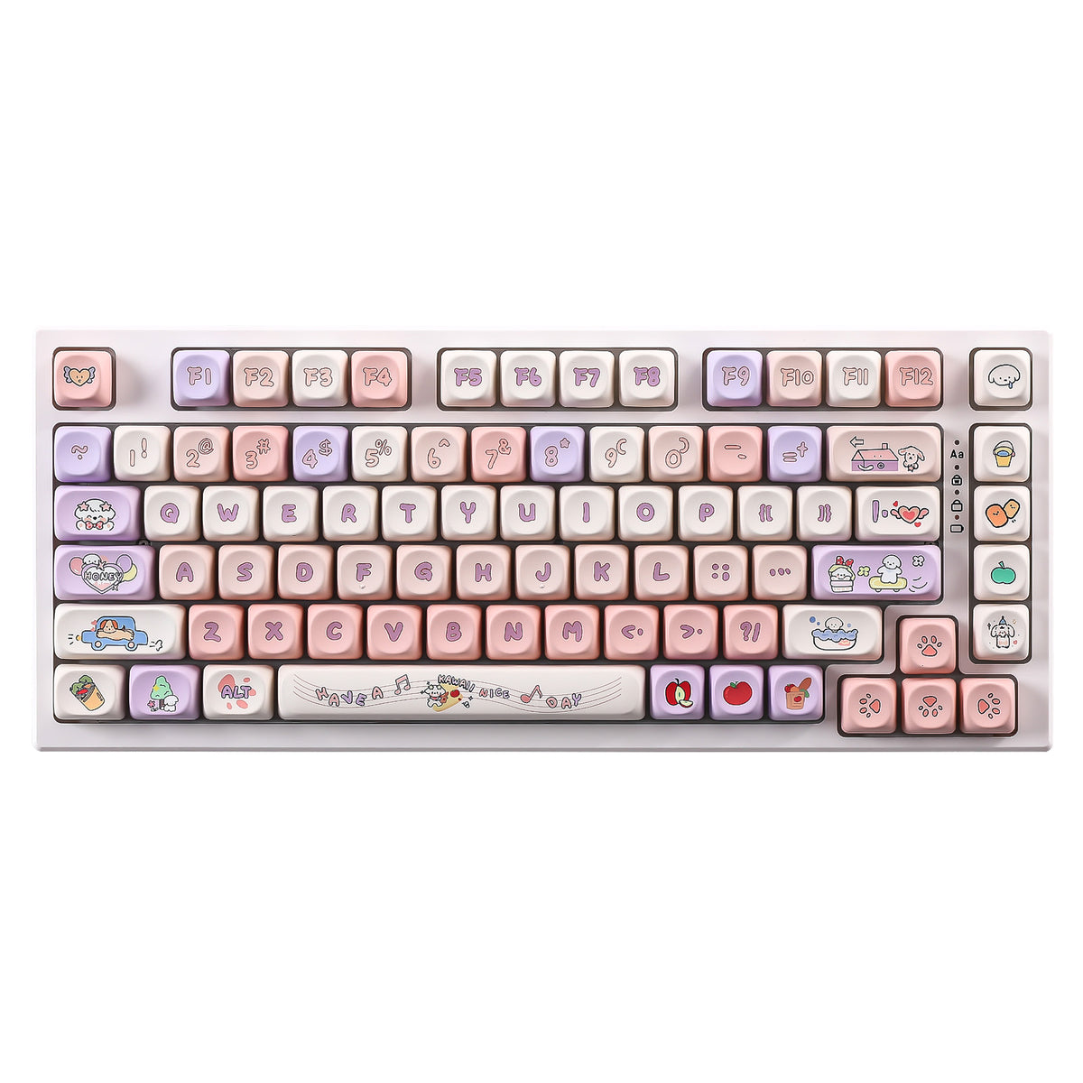 YUNZII MECHANICAL KEYBOARD YUNZII Happy Puppy MOA Profile Keycap Set