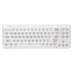 YUNZII X71 Transparent Wireless Gasket Mechanical Keyboard