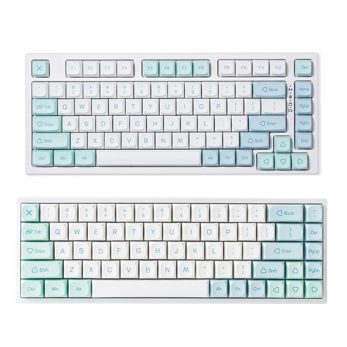 YUNZII Mint Keycap Set