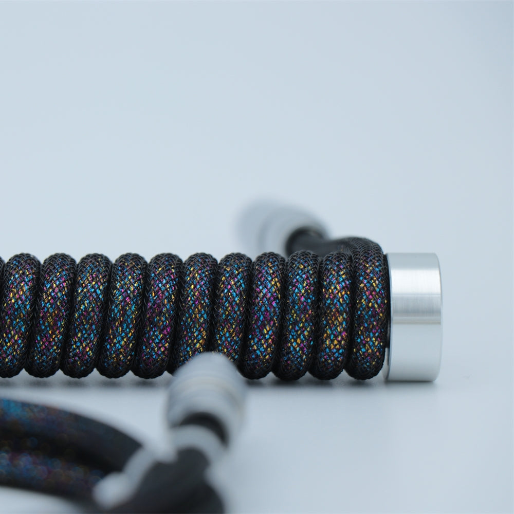 YUNZII Custom Coiled Aviator USB Cable Cord - Blinking