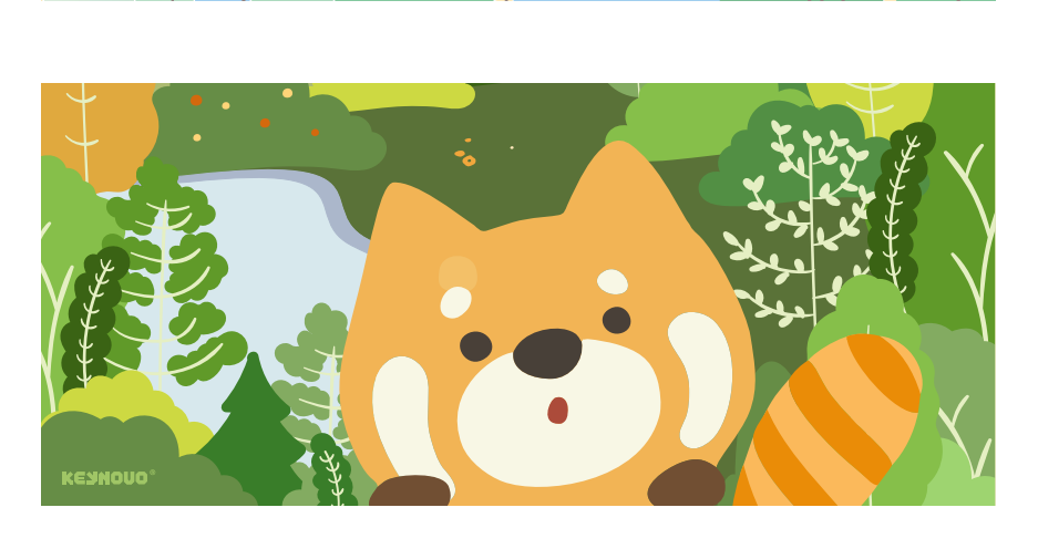 YUNZII Forest Party Keycap Set