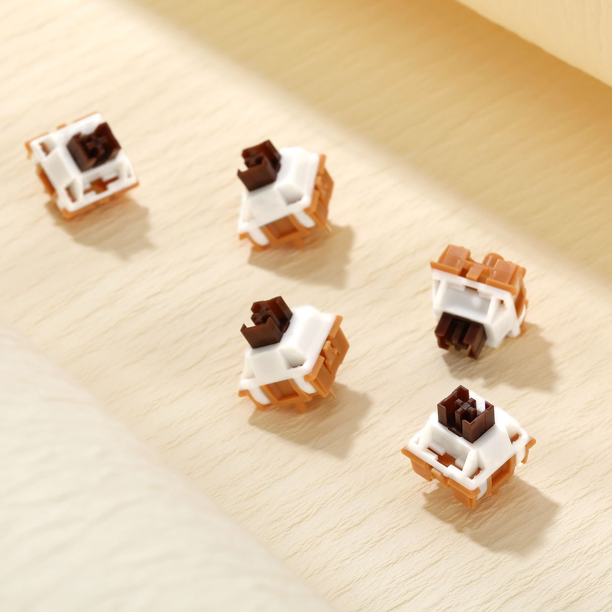 YUNZII Caramel Coffee V2 5-Pin Mute Silent Linear Mechanical Keyboard Switch