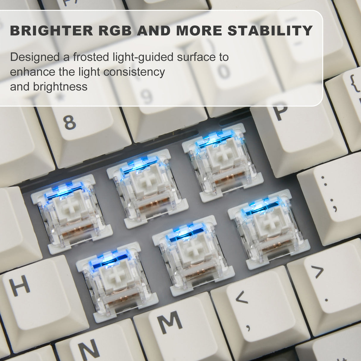 YUNZII Milk 3-Pin Mechanical Keyboard Linear Switch
