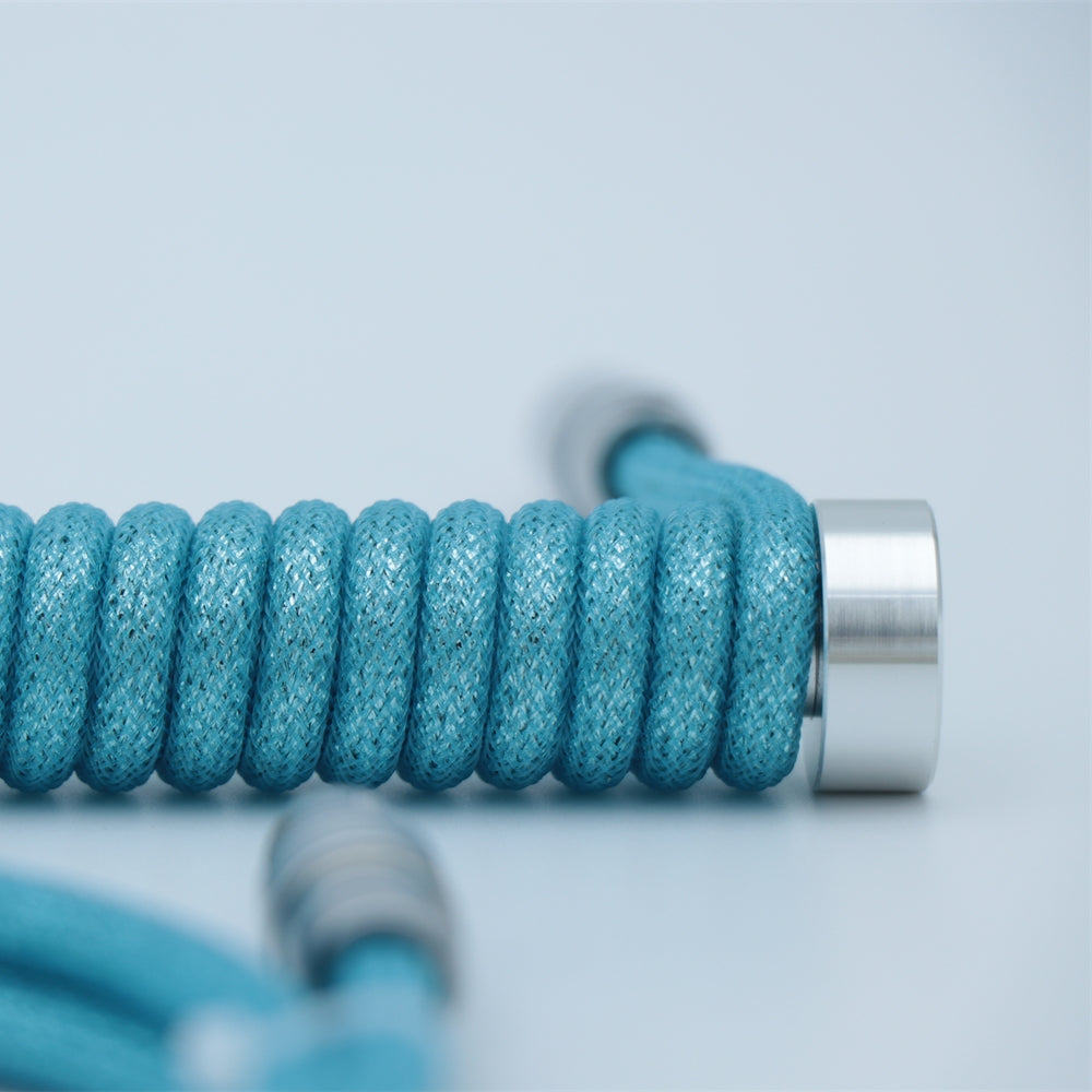 YUNZII Custom Coiled Aviator USB Cable Cord - Blinking