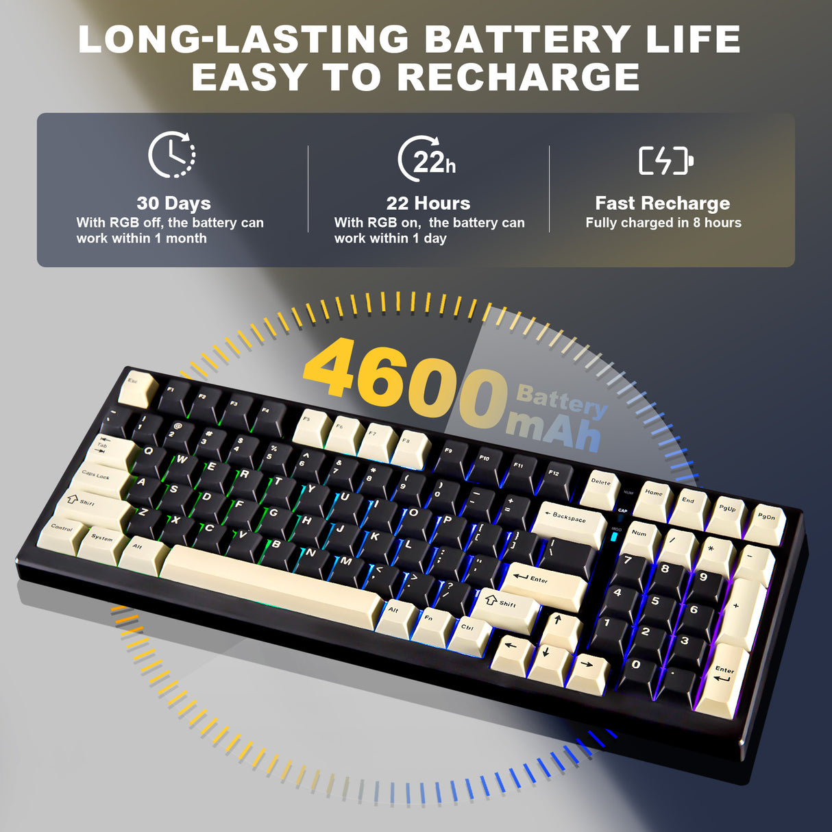 YUNZII YZ98 Mechanical Gaming Keyboard