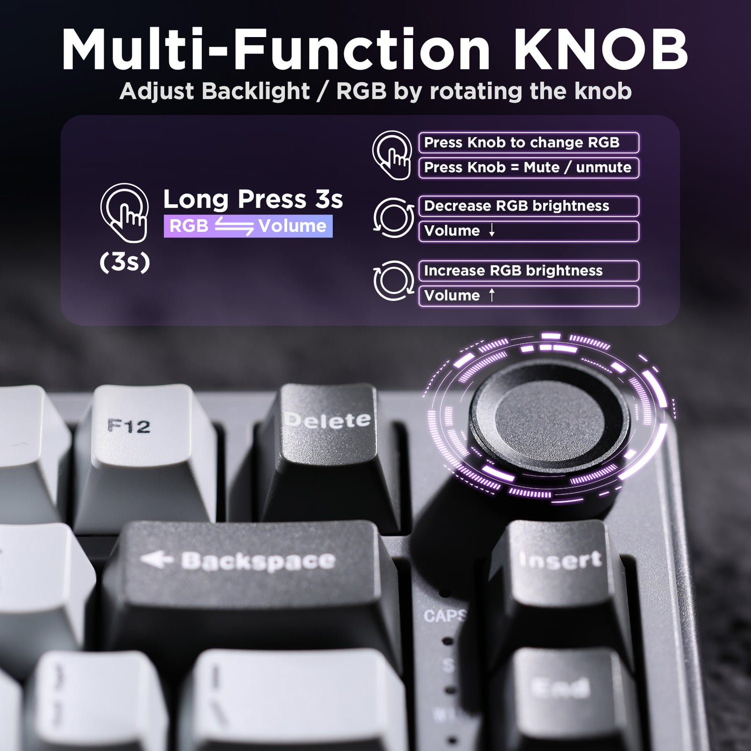 YUNZII RT75 Rapid Trigger Gaming Magnetic Keyboard