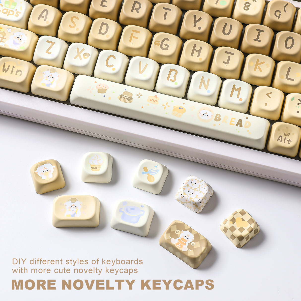 YUNZII Baking Mie Mie MOA Profile Keycap Set