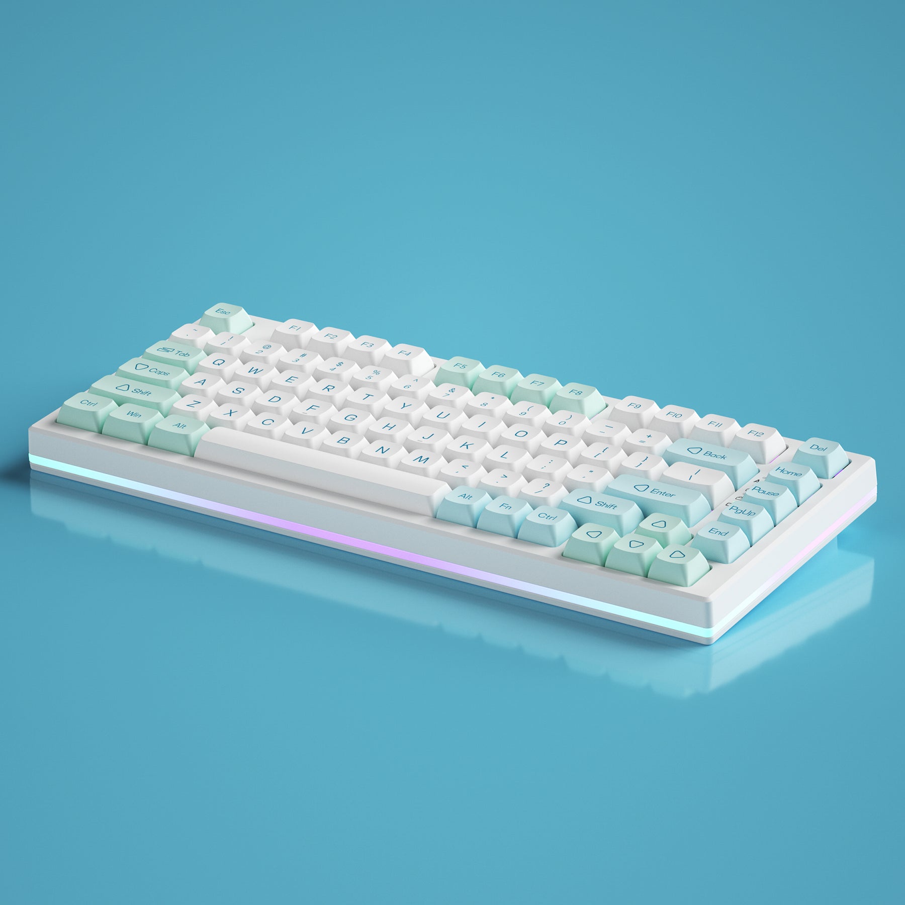 YUNZII YZ75 Pro Mint Wireless Mechanical Keyboard