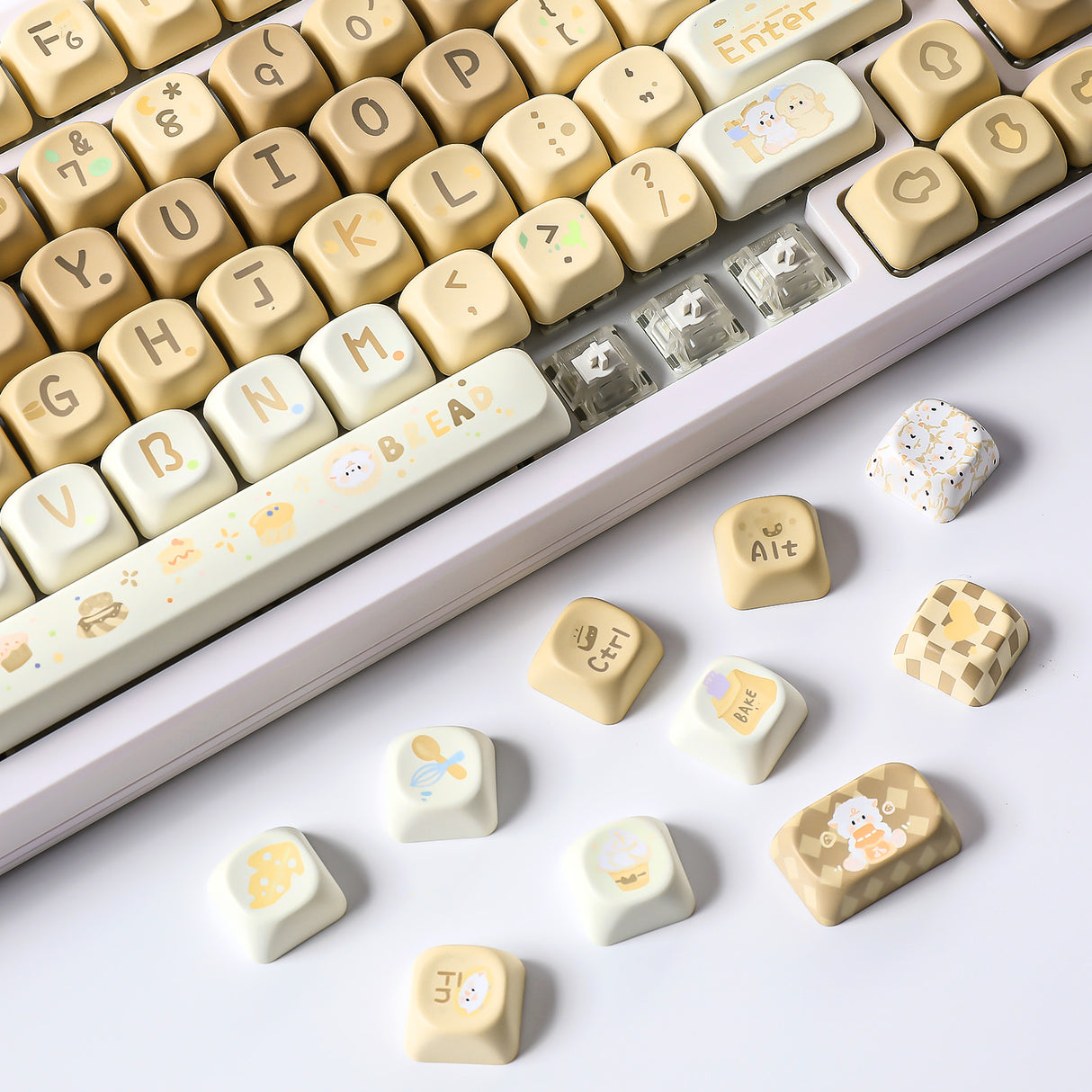 YUNZII Baking Mie Mie MOA Profile Keycap Set