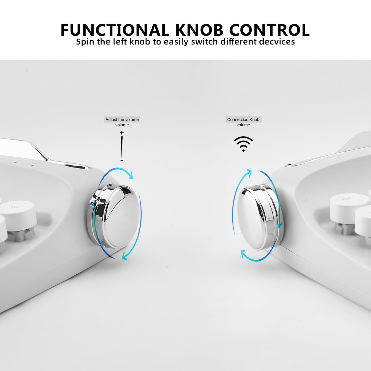 YUNZII ACTTO B307 Upgraded Rechargeable Wireless Retro Typewriter Keyboard
