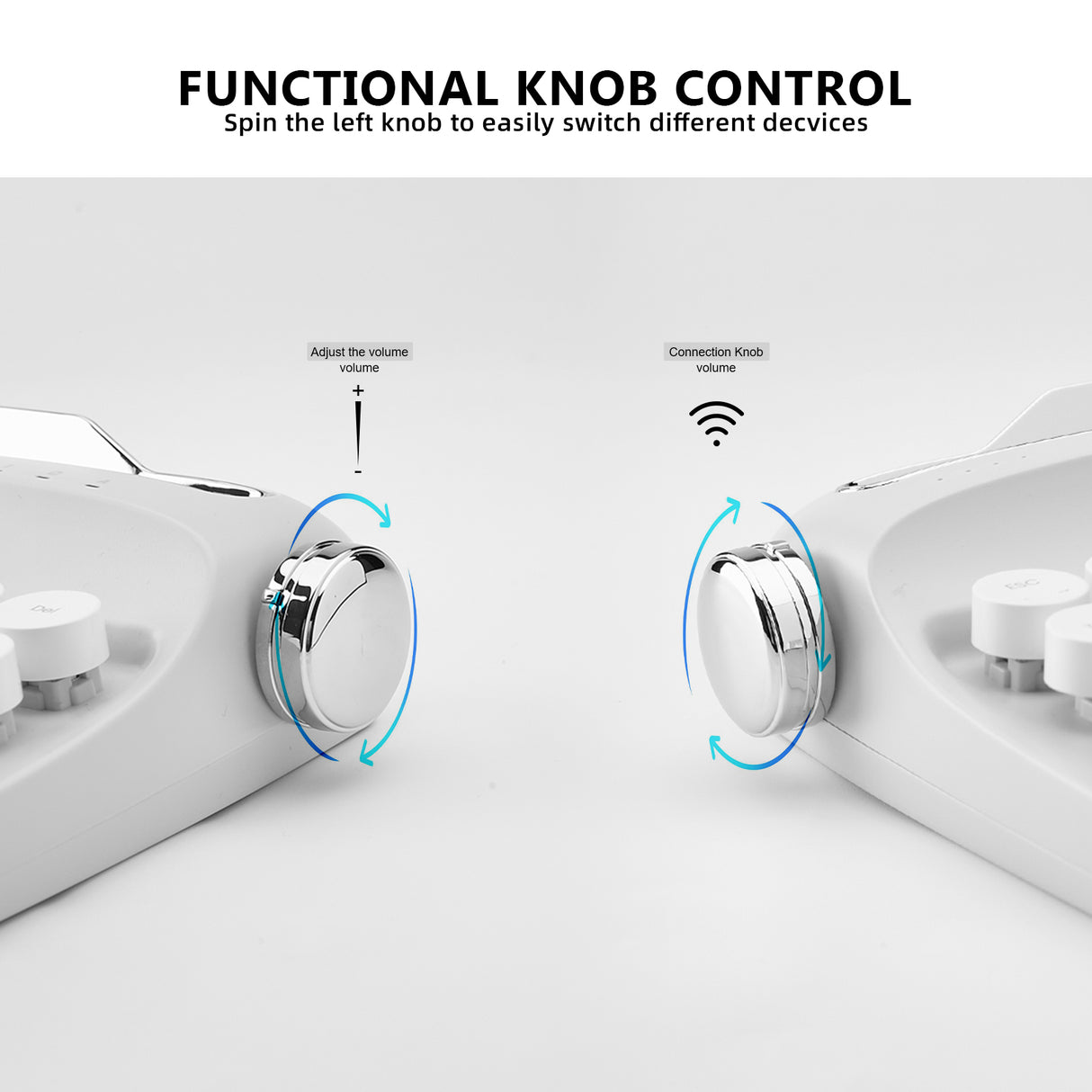 YUNZII ACTTO B307 Upgraded Rechargeable Wireless Retro Typewriter Keyboard