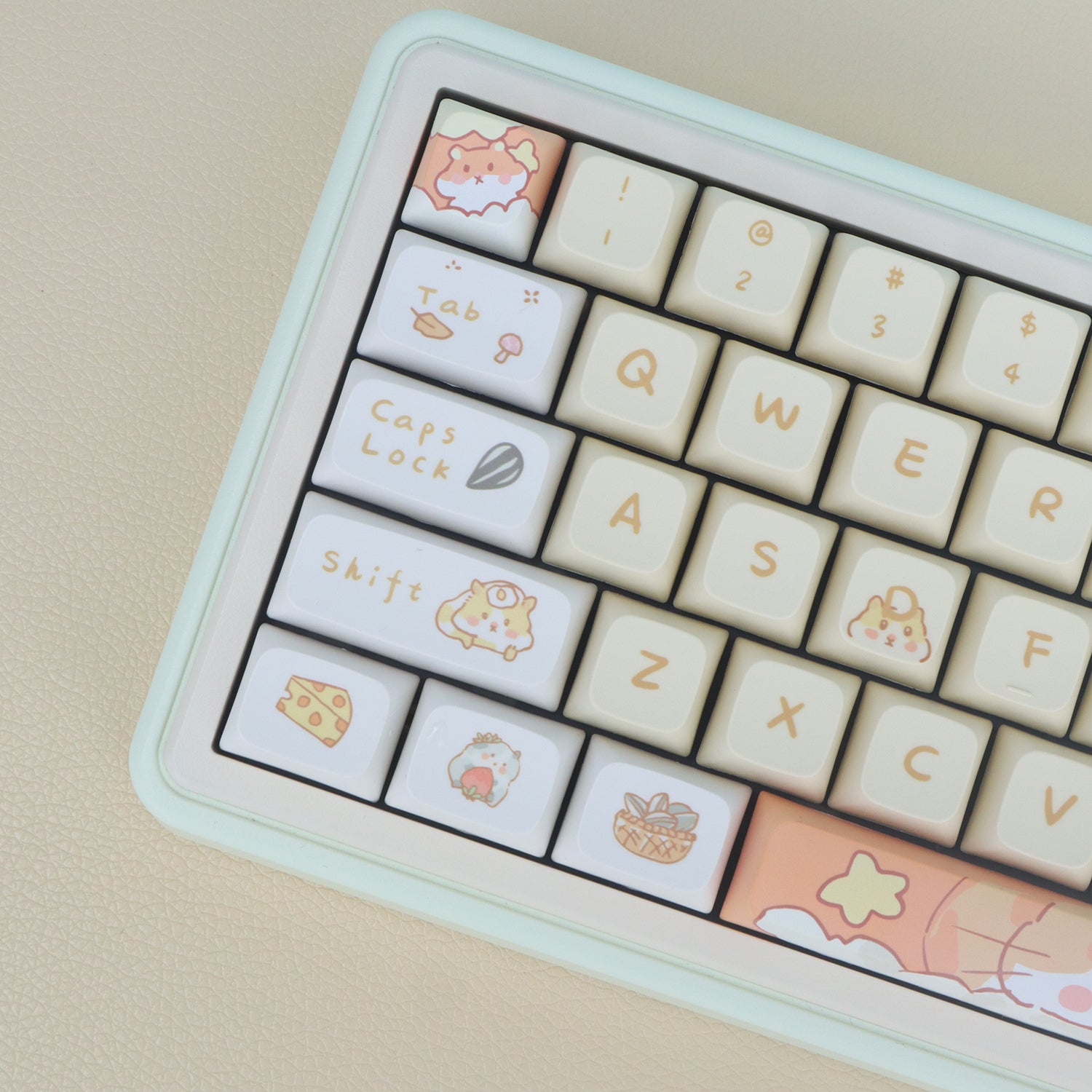 YUNZII Hamster Keycap Set