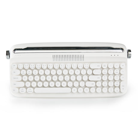 YUNZII ACTTO B309 Ivory Butter Upgraded Rechargeable Wireless Retro Typewriter Keyboard