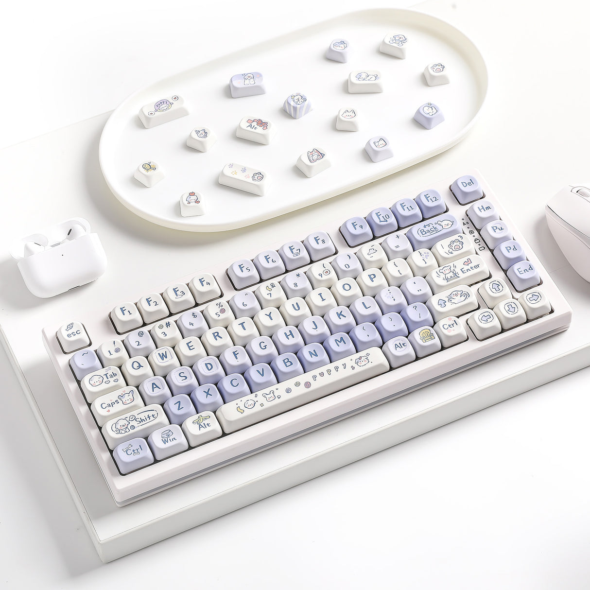 YUNZII Puppy Love MOA Profile Keycap Set