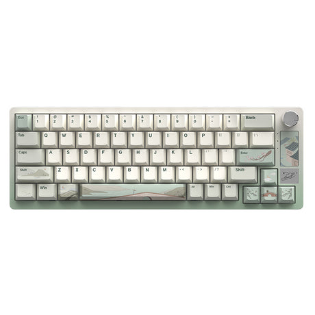 YUNZII Spring Tea Cherry Profile Keycap Set