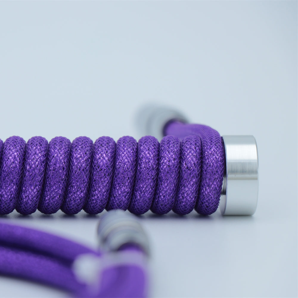 YUNZII Custom Coiled Aviator USB Cable Cord - Blinking