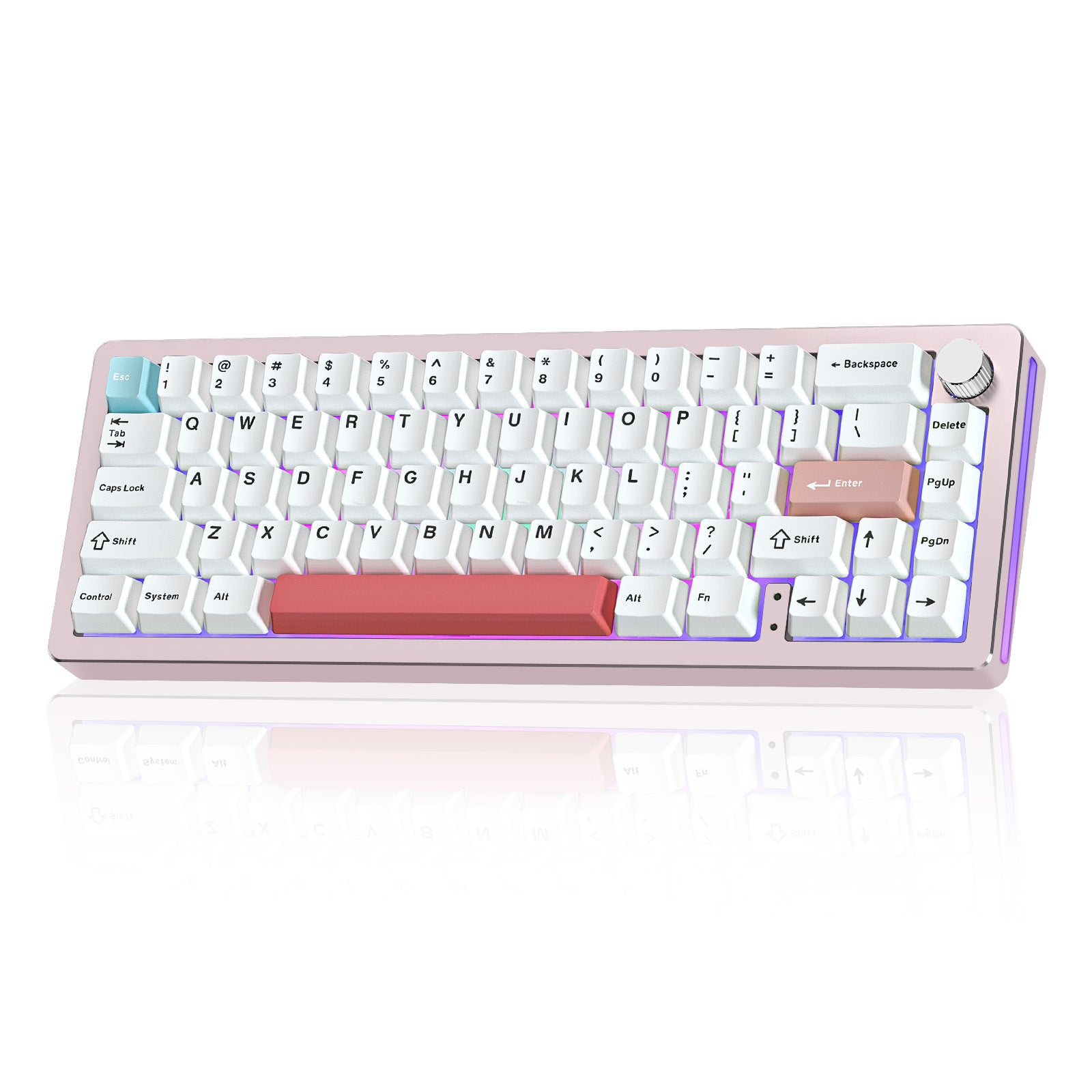 PRE-ORDER YUNZII AL66 Knob CNC Aluminum Wireless Mechanical Keyboard
