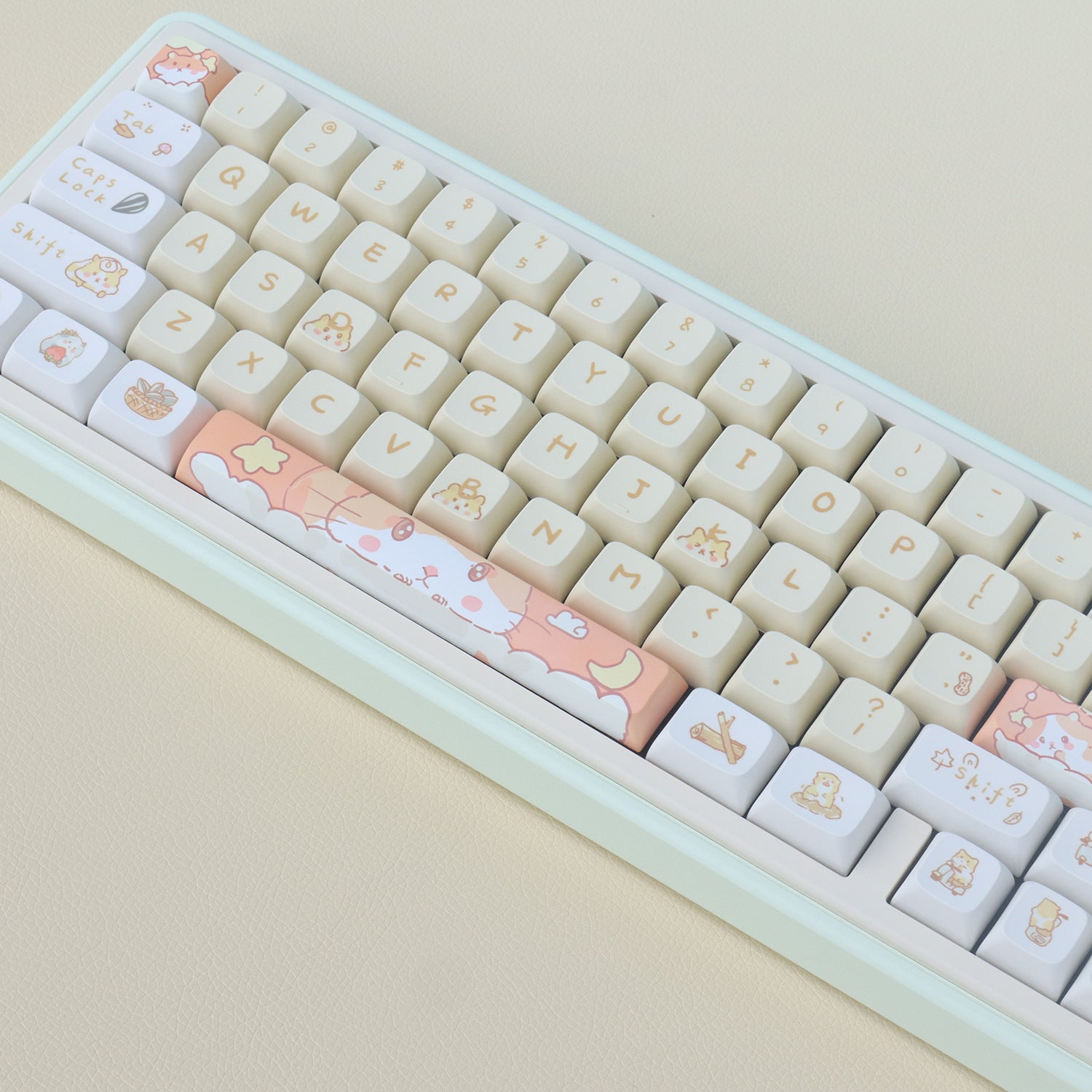 YUNZII Hamster Keycap Set