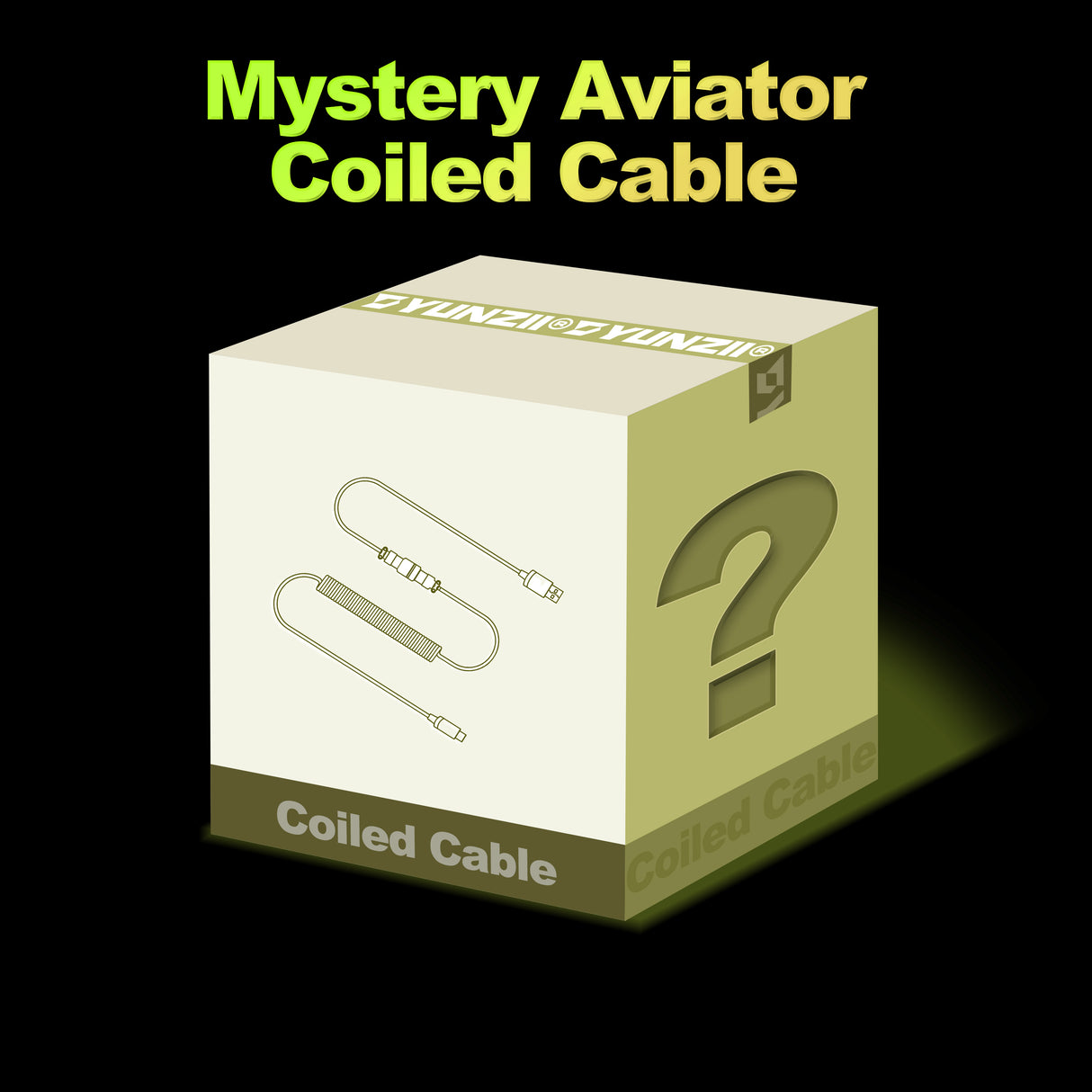 YUNZII Mystery Bundles -Handmade Pastel Aviator Coiled Cable