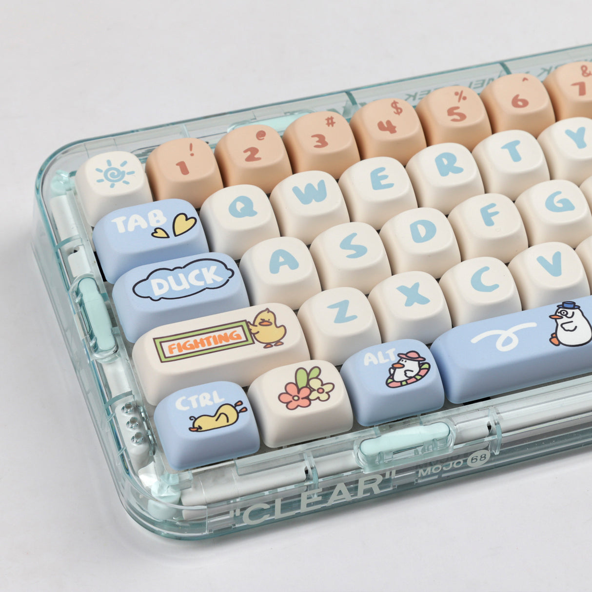 YUNZII Holiday Duck Keycap Set