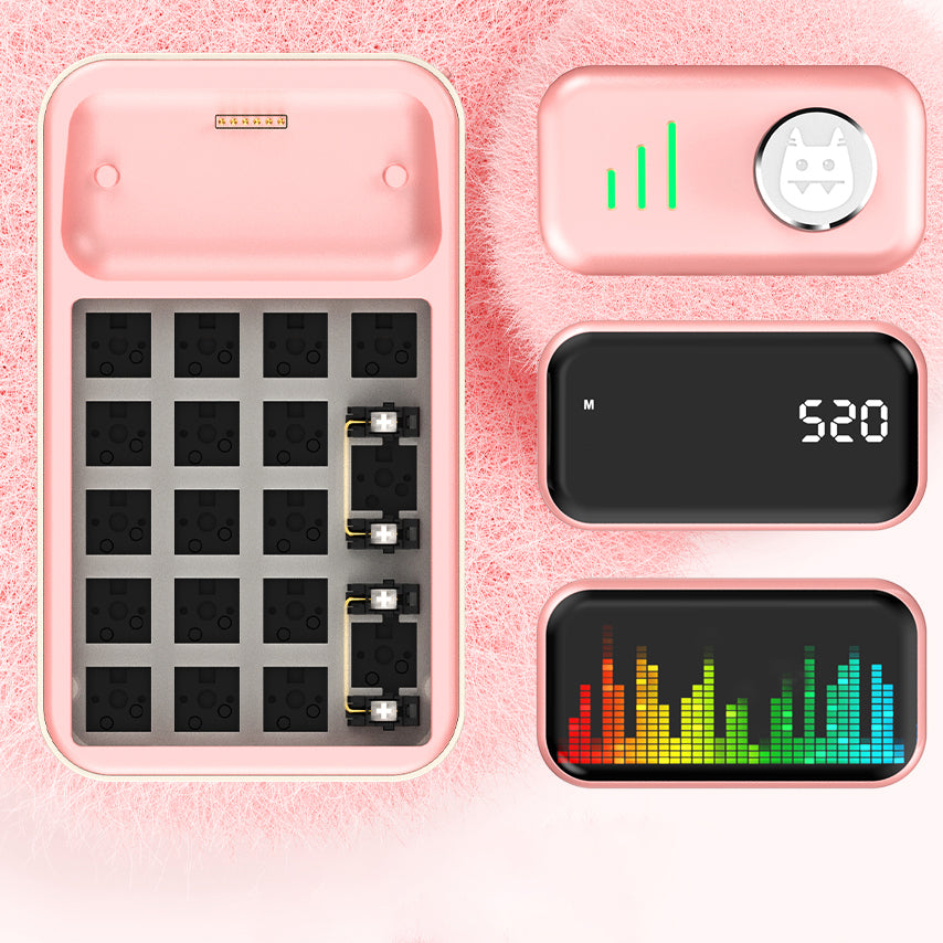 QeekeStudio QQpad CNC Aluminum Wireless Numpad Keypad DIY Kit
