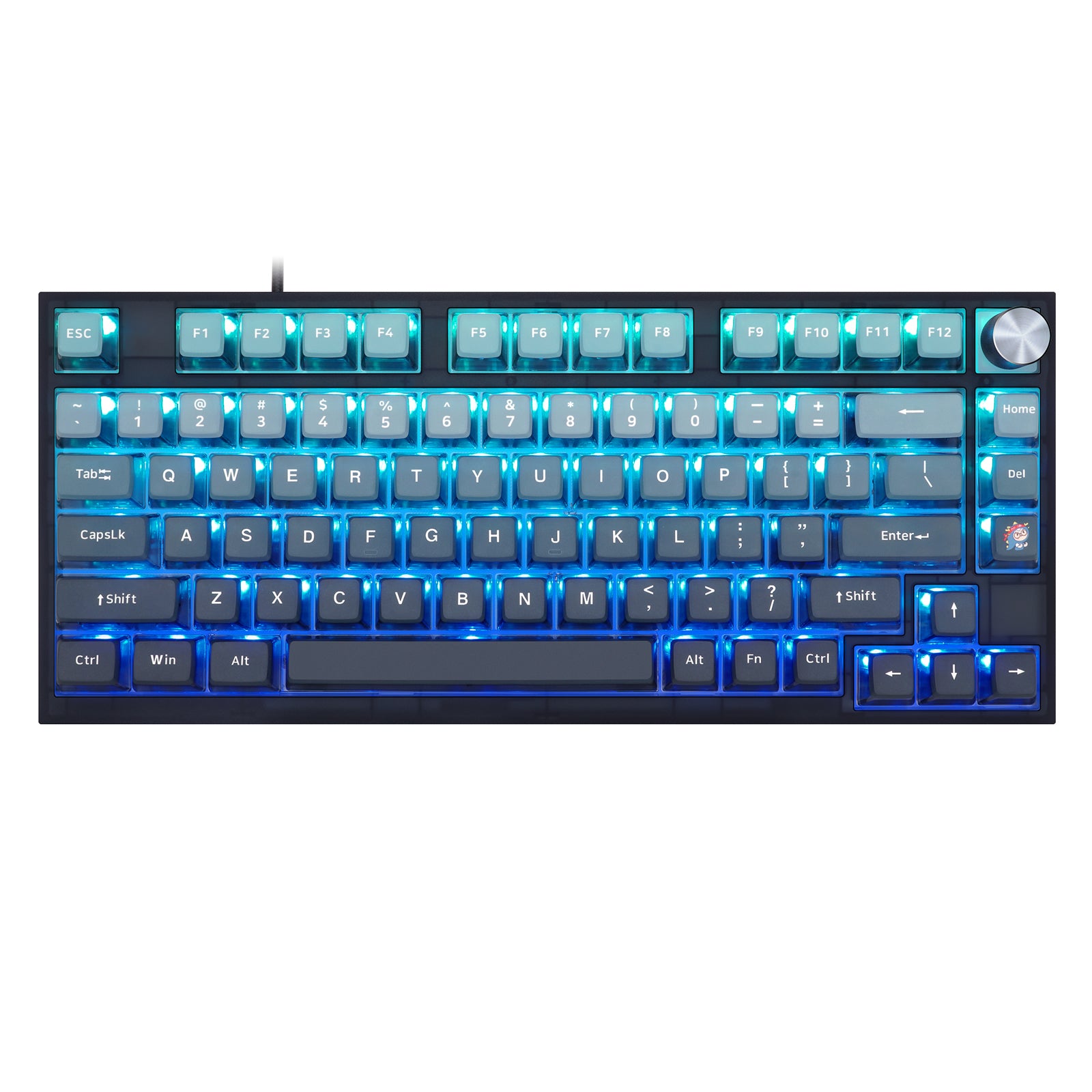 YUNZII Gradient Blue Keycap Set