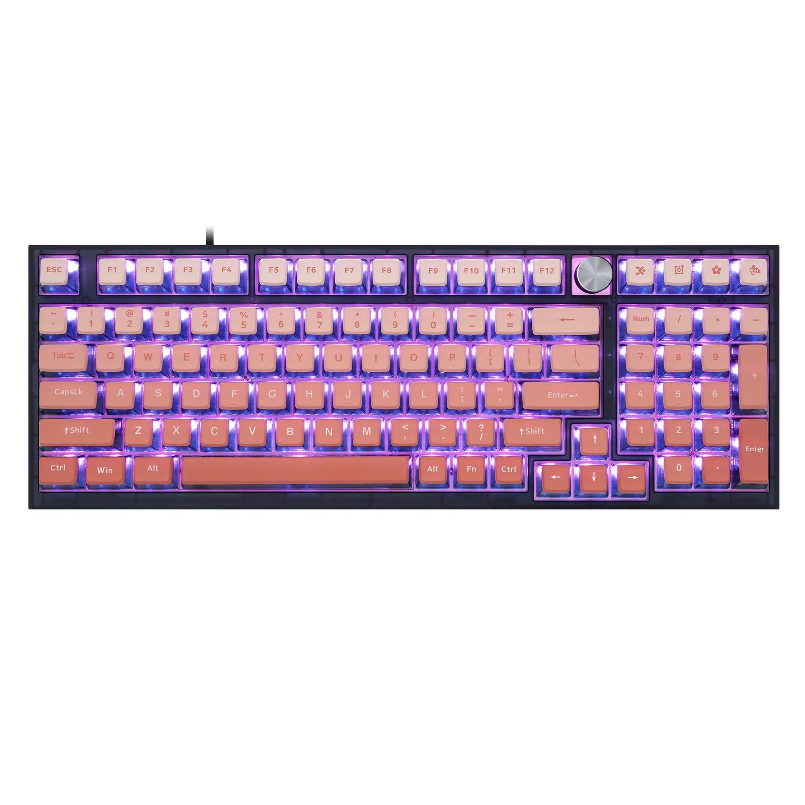 YUNZII Blush Keycap Set