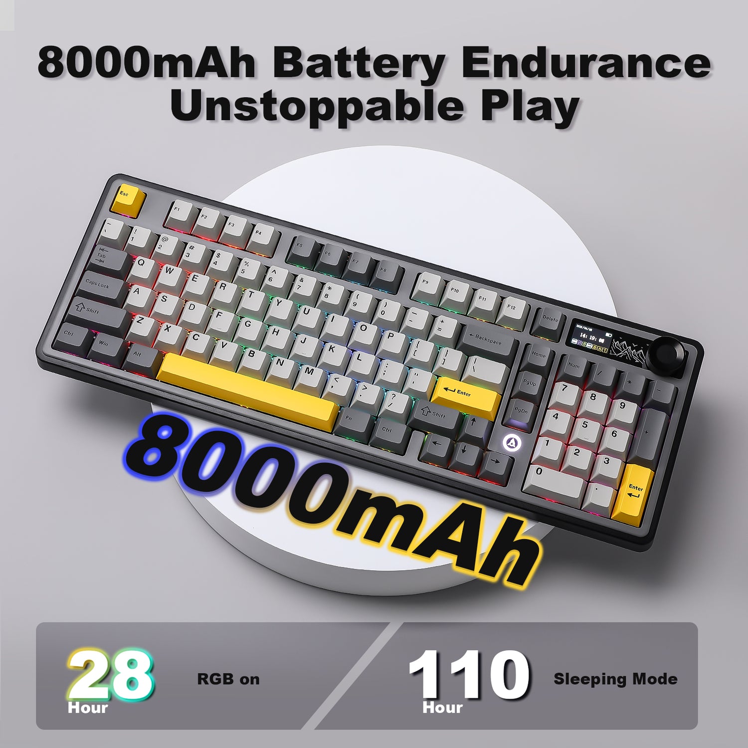 Ajazz AK980 Full Size Wireless Mechanical Keyboard