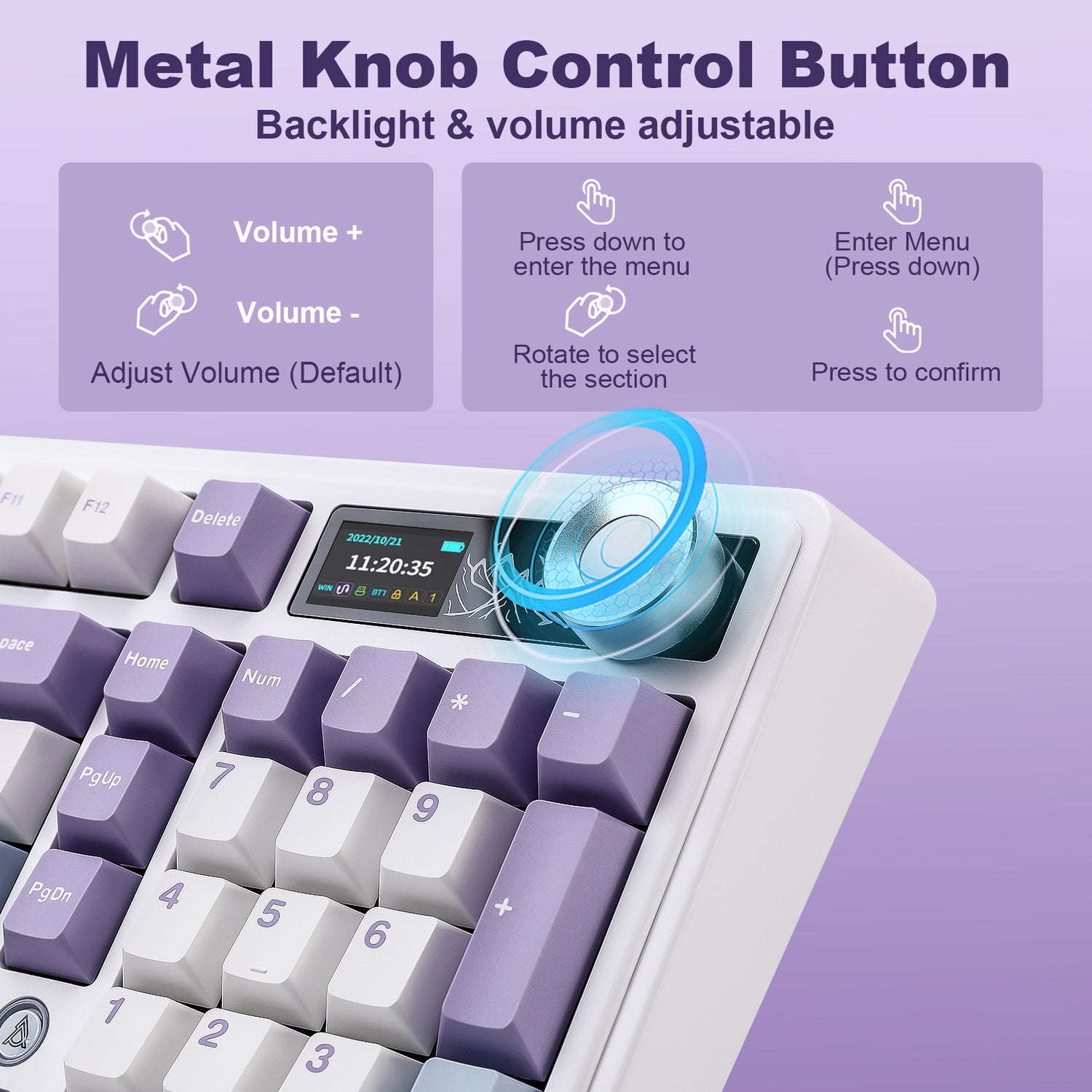 Ajazz AK980 Full Size Wireless Mechanical Keyboard