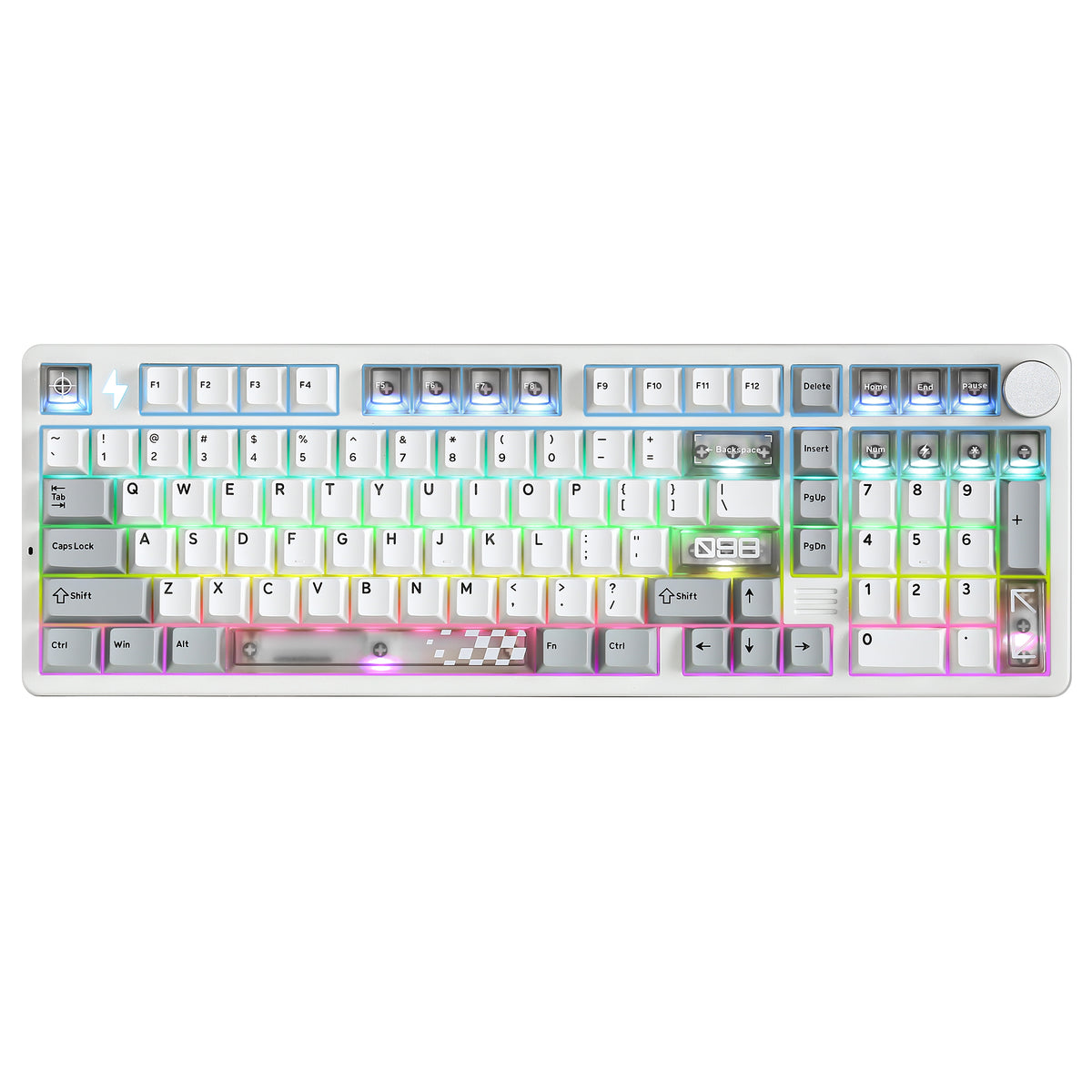 YUNZII AL98 PRO Dual-8K Wireless Aluminum Mechanical Keyboard