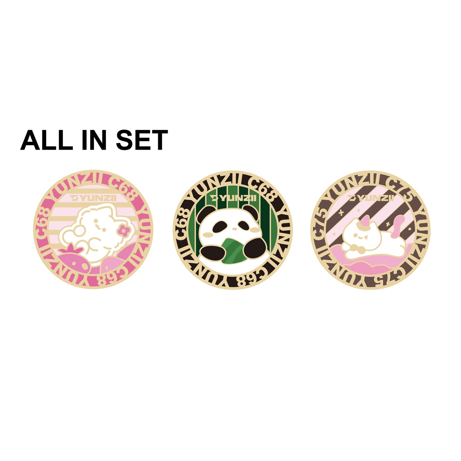 YUNZII Creative Metal Pin