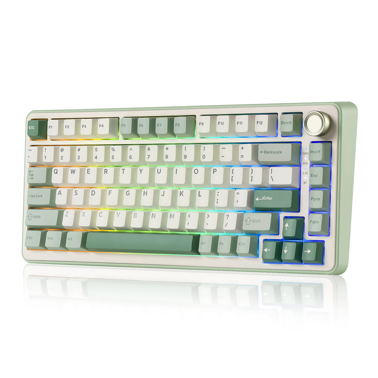 YUNZII B75 Pro Green Wireless Mechanical Keyboard