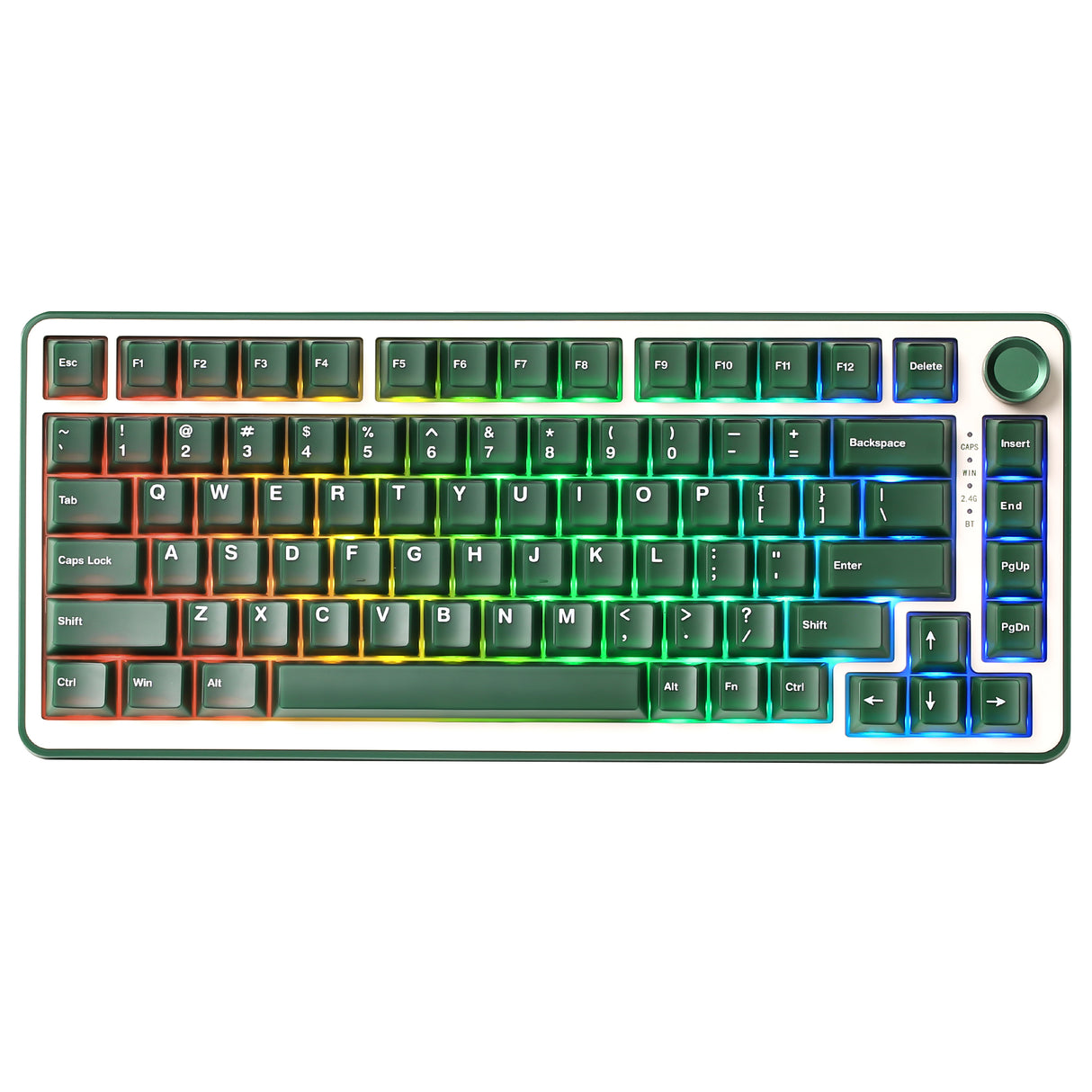 YUNZII B75 Pro Olive Green Wireless Mechanical Keyboard