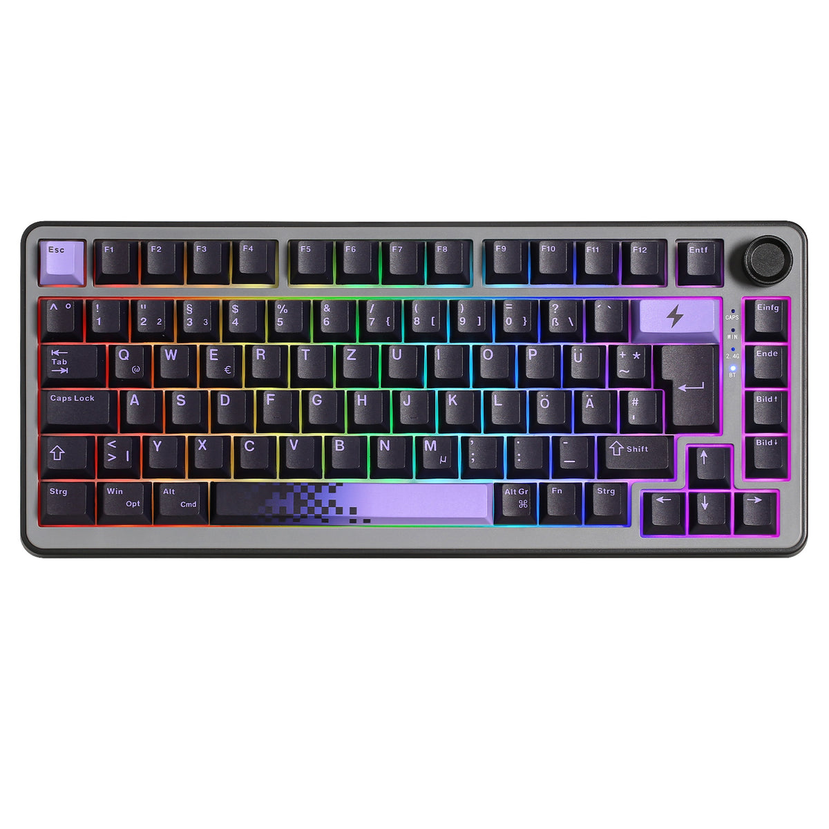 YUNZII B75 Pro DE&FR Wireless Mechanical Keyboard - ISO Layout