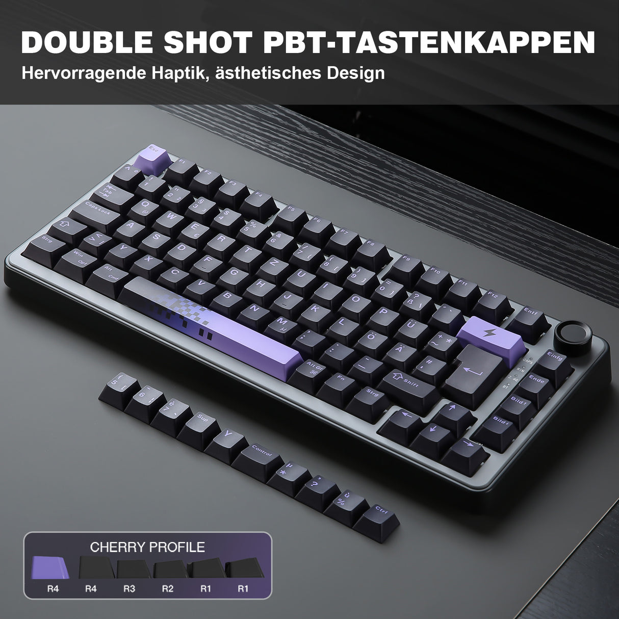 YUNZII B75 Pro Wireless Mechanical Keyboard - ISO Layout