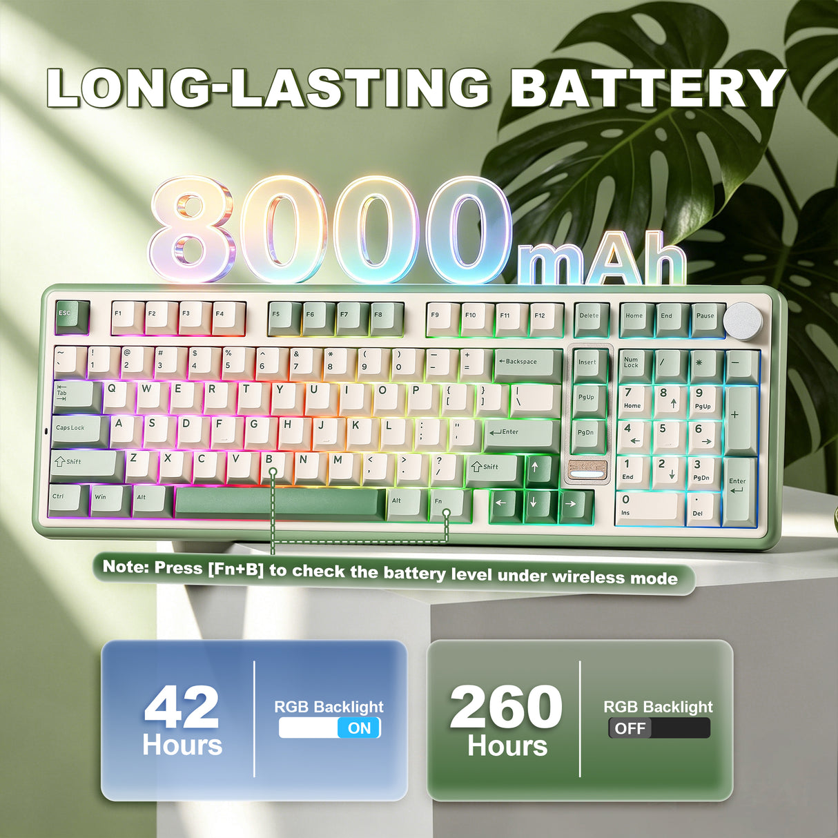 YUNZII B98 PRO QMK/VIA Wireless Mechanical Keyboard