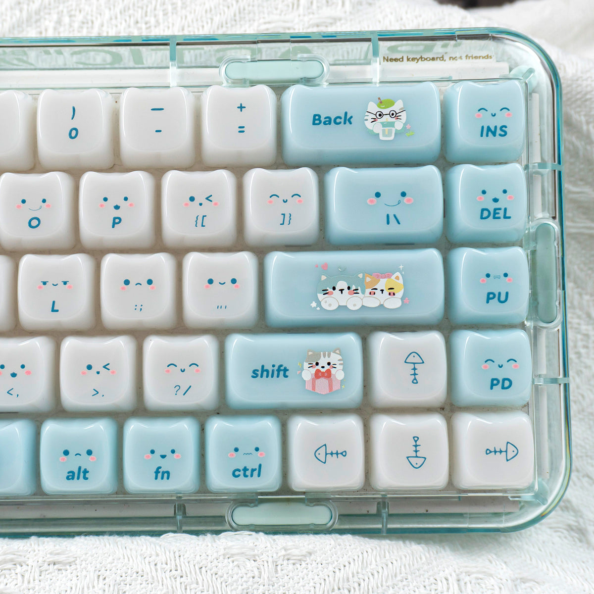 YUNZII Kitten Park MAO Profile Keycap Set
