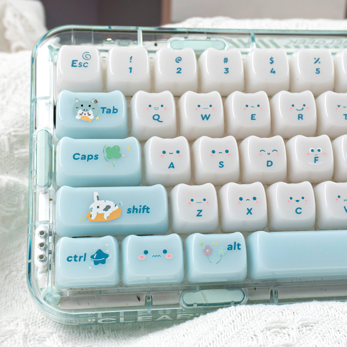 YUNZII Kitten Park MAO Profile Keycap Set