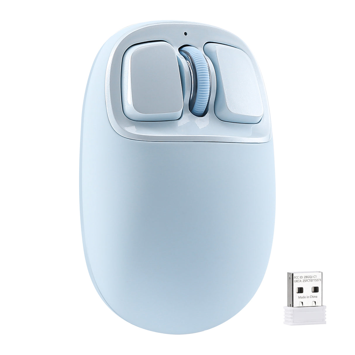 YUNZII C1 Silicone Tri-Mode Wireless Custom Mouse