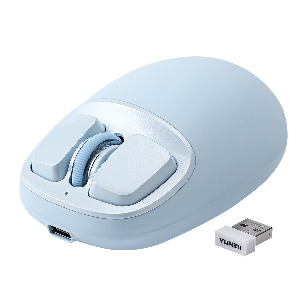 YUNZII C1 Silicone Tri-Mode Wireless Custom Mouse