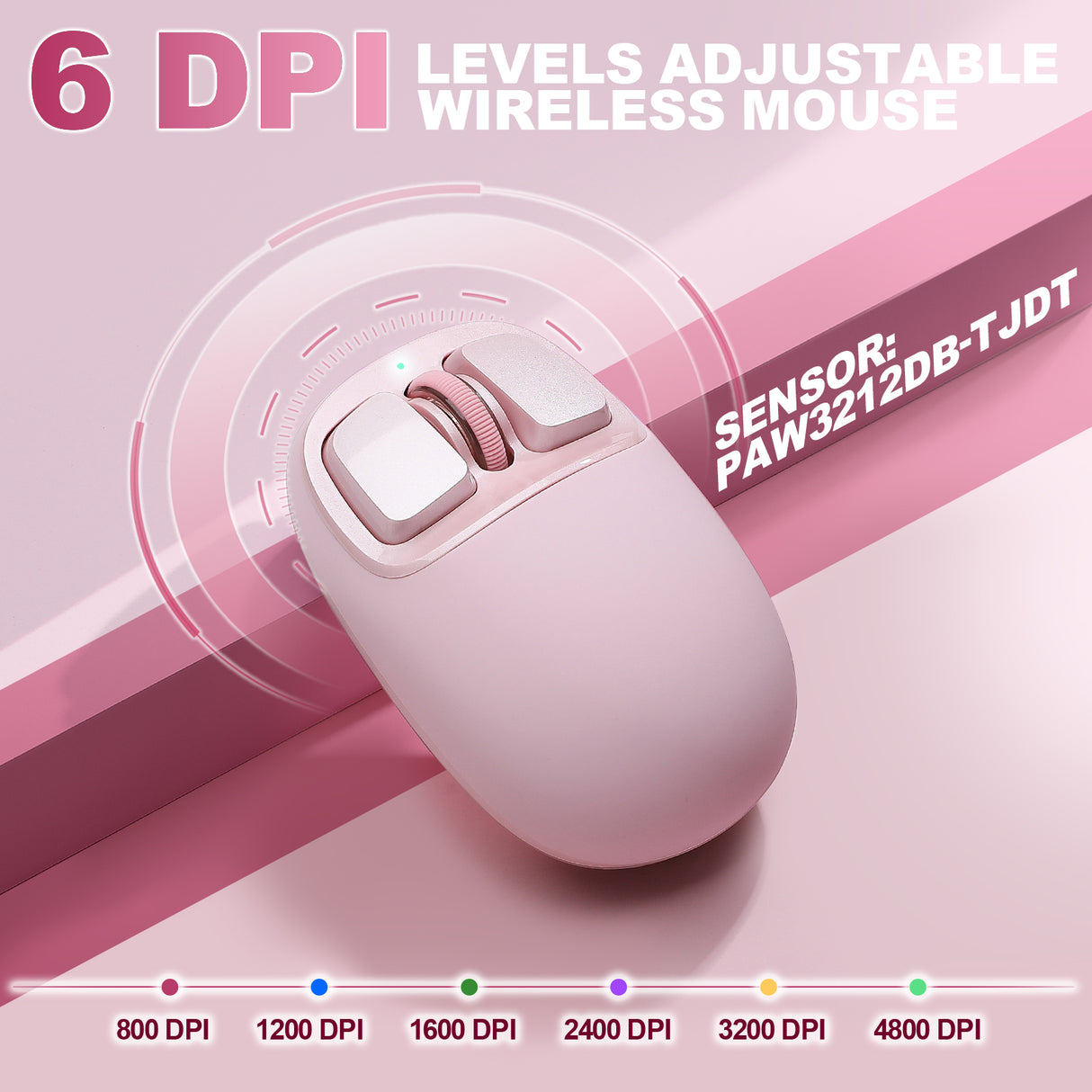 YUNZII C1 Silicone Tri-Mode Wireless Custom Mouse