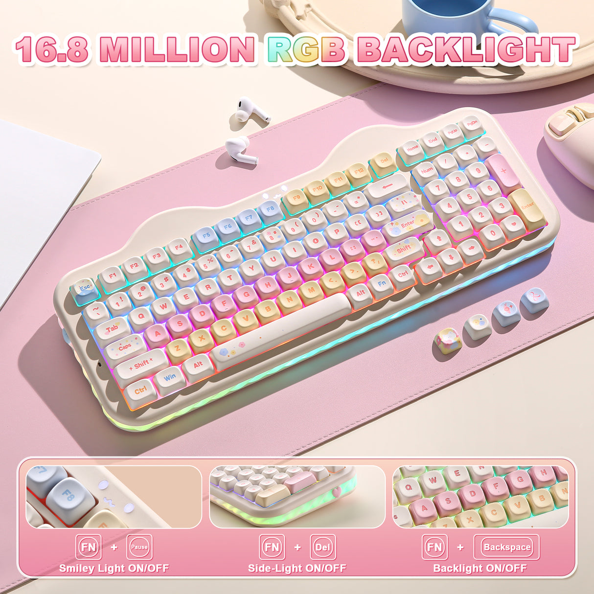 YUNZII C98 Cake Meow Wireless Mechanical Keyboard