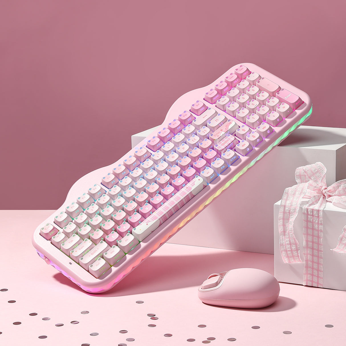 PRE-ORDER YUNZII C98 MAO Cake Kitten Wireless Mechanical Keyboard