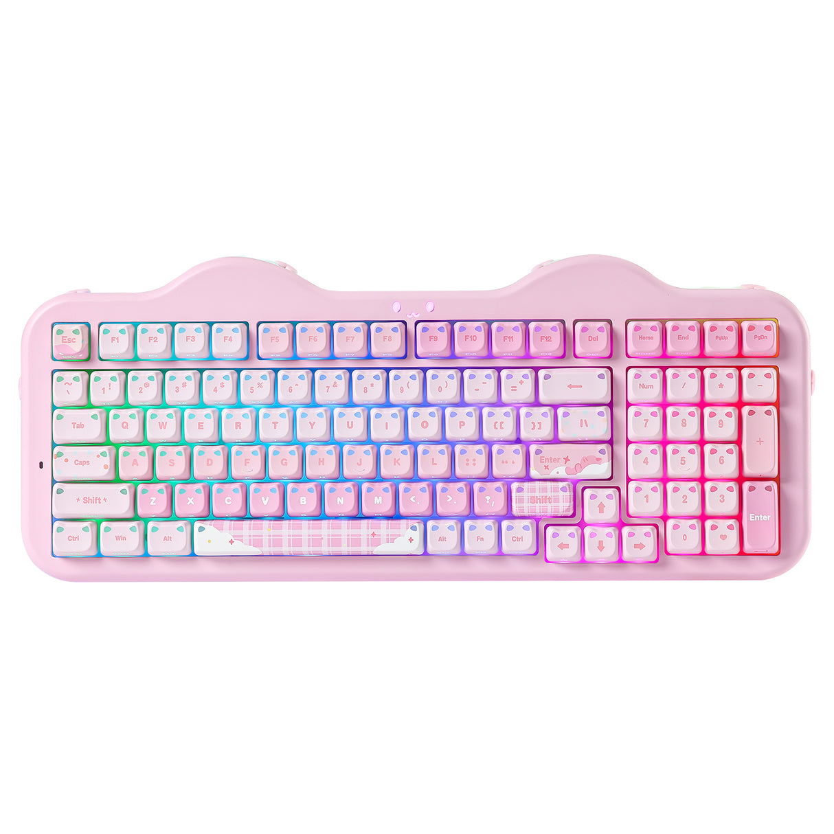 YUNZII C98 MAO Cake Kitten Wireless Mechanical Keyboard