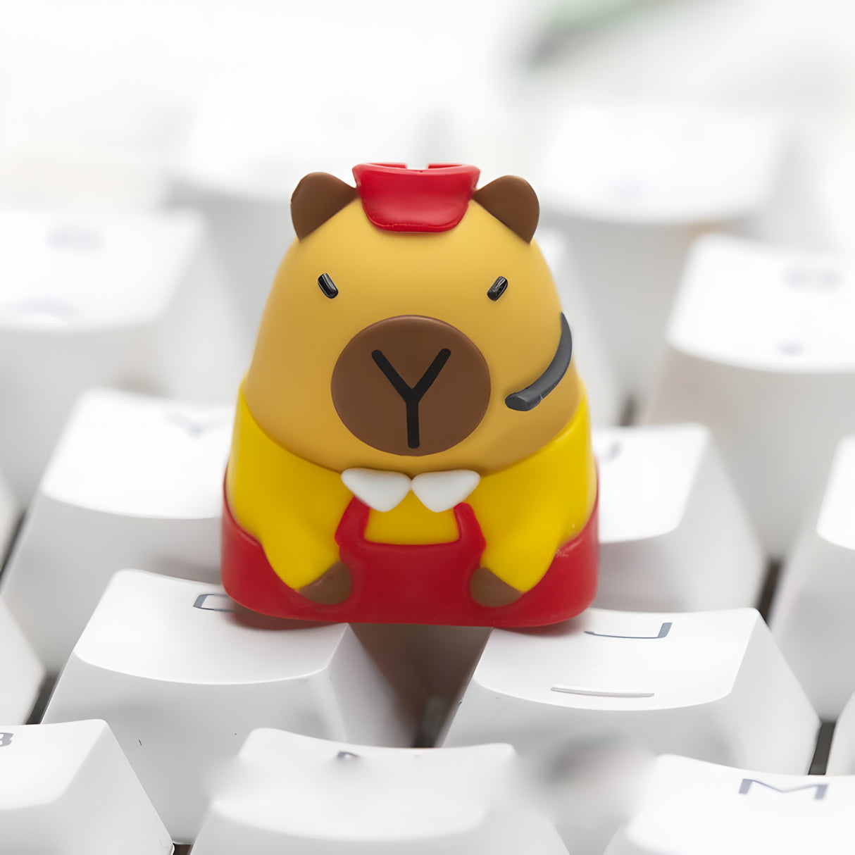 Capybara Artisan Keycap - Burger Shop