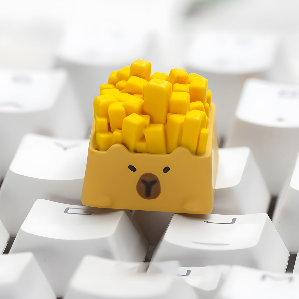 Capybara Artisan Keycap - Burger Shop